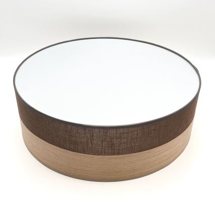 Ceiling light SIRJA WOOD 2xE27/15W/230V d. 45 cm brown/oak