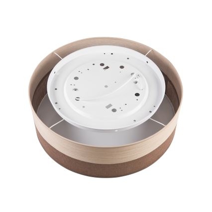 Ceiling light SIRJA WOOD 2xE27/15W/230V d. 45 cm brown/oak