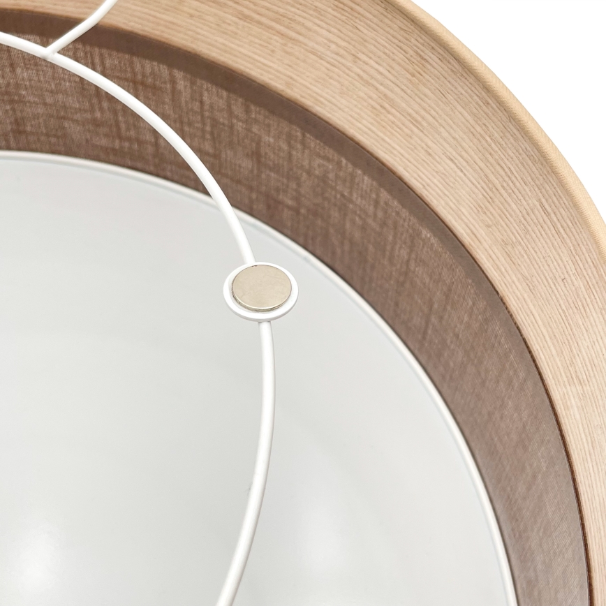 Ceiling light SIRJA WOOD 2xE27/15W/230V d. 45 cm brown/oak