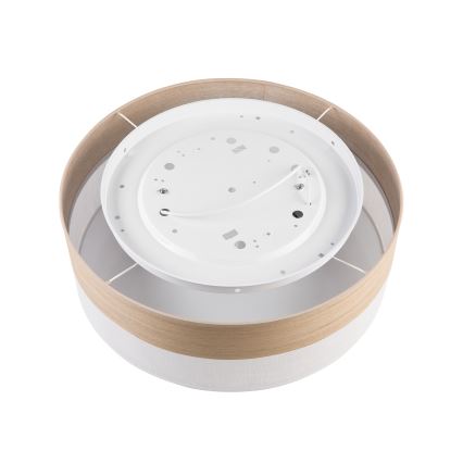 Ceiling light SIRJA WOOD 2xE27/15W/230V d. 45 cm white/oak