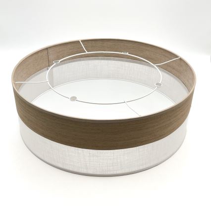 Ceiling light SIRJA WOOD 2xE27/15W/230V d. 45 cm white/oak
