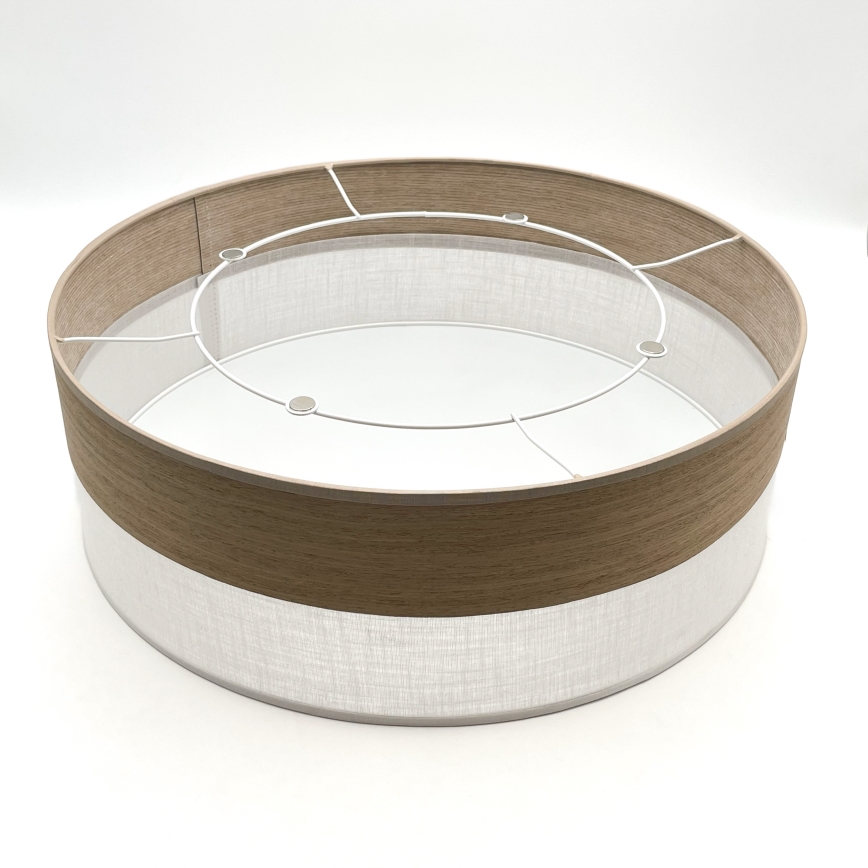 Ceiling light SIRJA WOOD 2xE27/15W/230V d. 45 cm white/oak