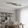 Ceiling light SKAN 4xGX53/12W/230V black