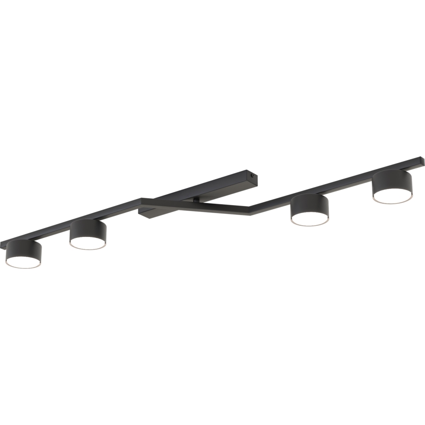 Ceiling light SKAN 4xGX53/12W/230V black