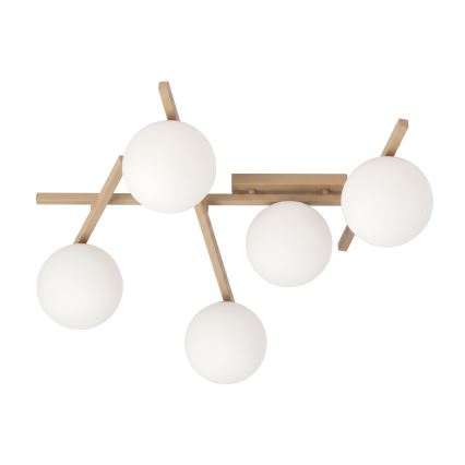 Ceiling light SMART 5xE14/10W/230V beige/white