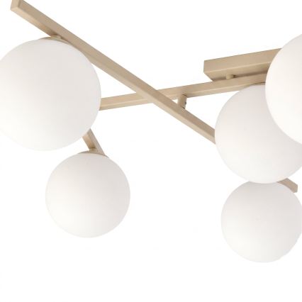 Ceiling light SMART 5xE14/10W/230V beige/white