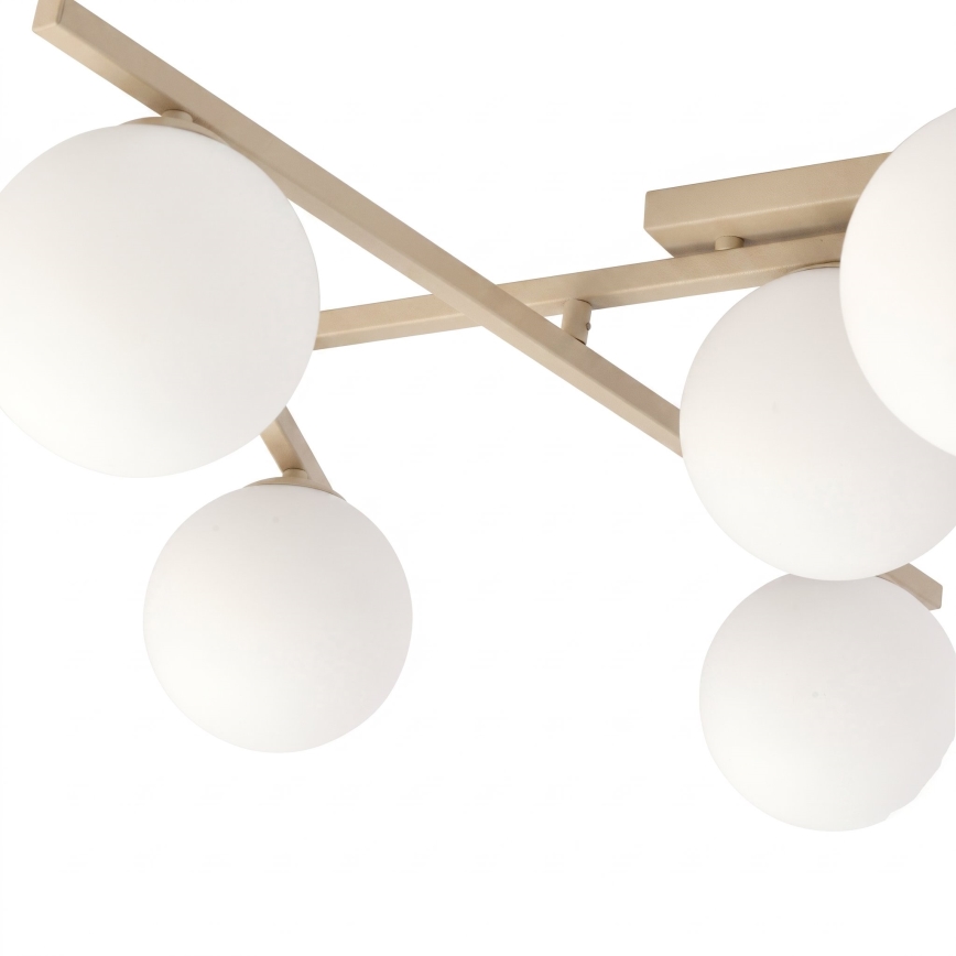 Ceiling light SMART 5xE14/10W/230V beige/white