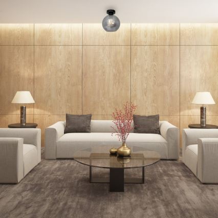 Ceiling light SOFIA 1xE27/60W/230V black