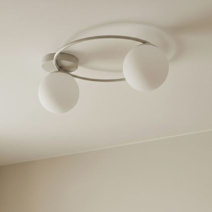 Ceiling light SOPRA 2xE14/10W/230V beige/white