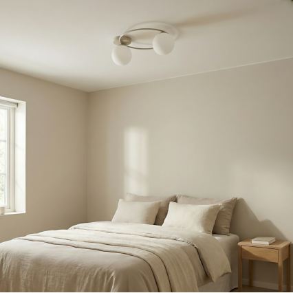 Ceiling light SOPRA 2xE14/10W/230V beige/white