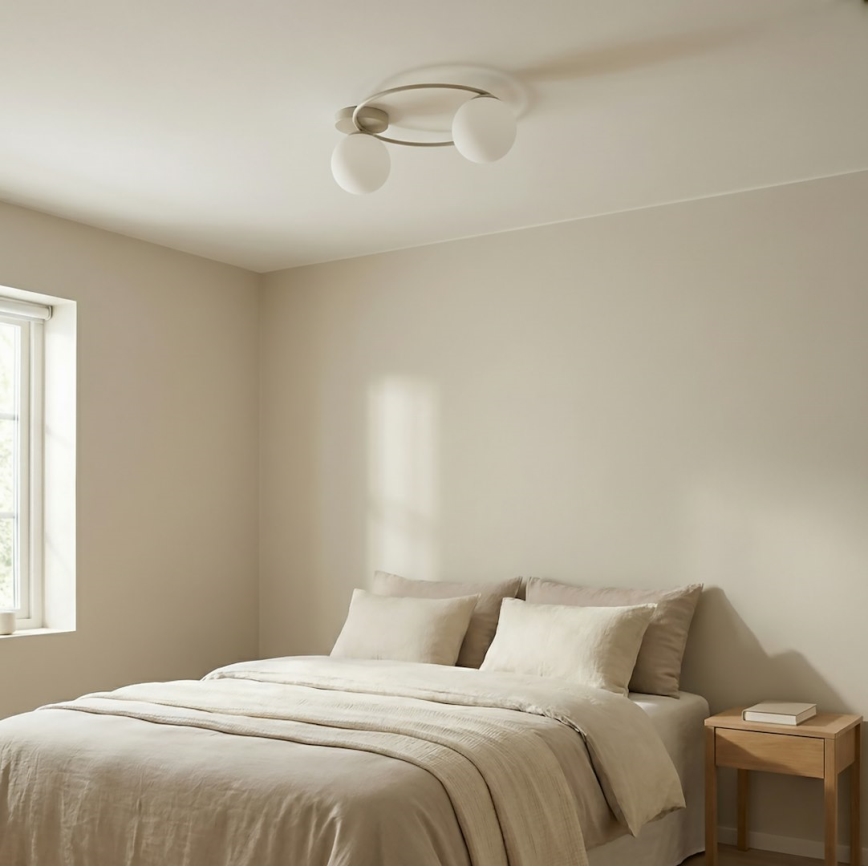 Ceiling light SOPRA 2xE14/10W/230V beige/white