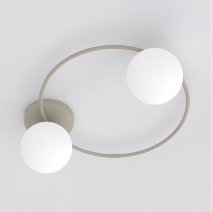 Ceiling light SOPRA 2xE14/10W/230V beige/white