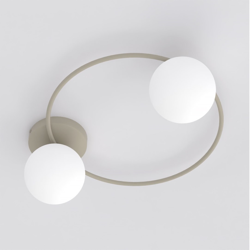 Ceiling light SOPRA 2xE14/10W/230V beige/white