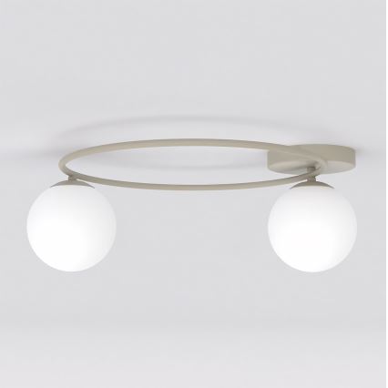 Ceiling light SOPRA 2xE14/10W/230V beige/white