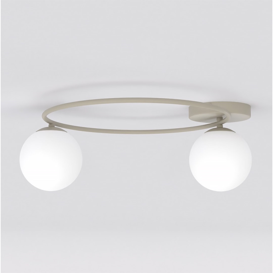 Ceiling light SOPRA 2xE14/10W/230V beige/white