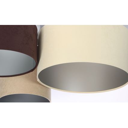 Ceiling light SPACE 3xE27/60W/230V cream/brown/beige