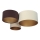 Ceiling light SPACE 3xE27/60W/230V cream/brown/beige