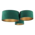 Ceiling light SPACE 3xE27/60W/230V green/gold