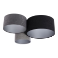 Ceiling light SPACE 3xE27/60W/230V grey/black/silver