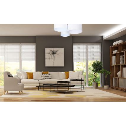 Ceiling light SPACE 3xE27/60W/230V white