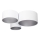 Ceiling light SPACE 3xE27/60W/230V white/silver