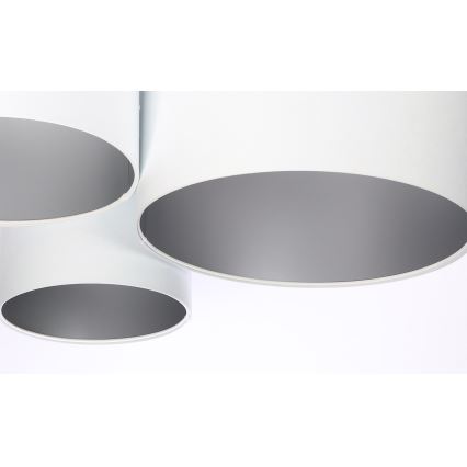 Ceiling light SPACE 3xE27/60W/230V white/silver