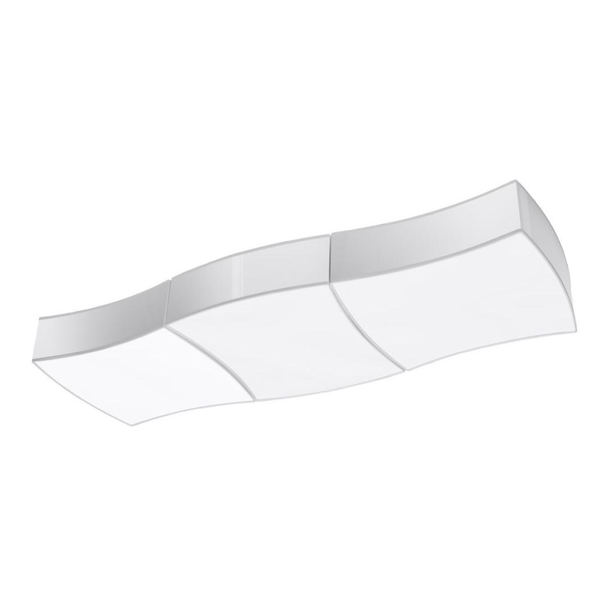 Ceiling light SQUARE 6xE27/60W/230V white