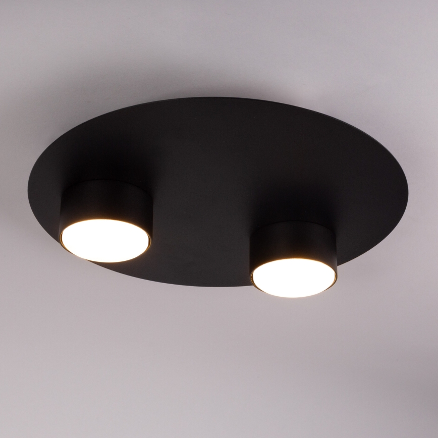 Ceiling light STAR 2xGX53/12W/230V black