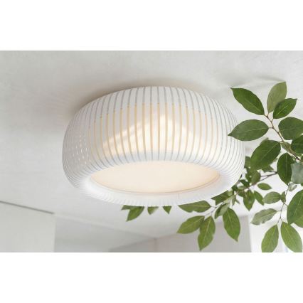Ceiling light STRIPES 2x E27/40W/230V Ø 55 cm white/cream