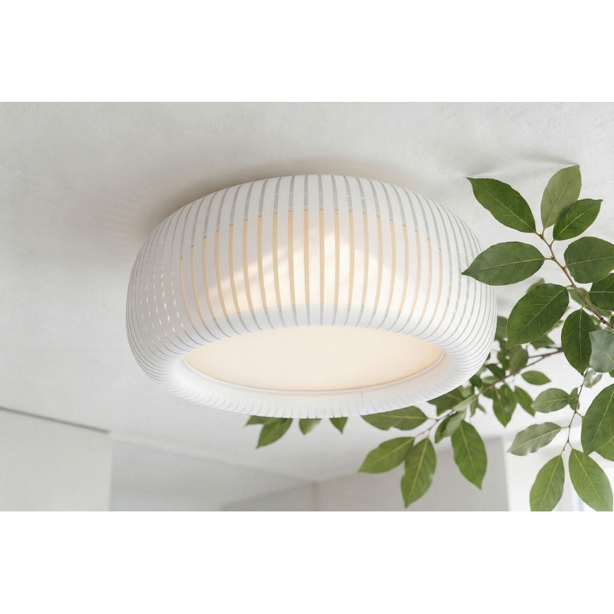 Ceiling light STRIPES 2x E27/40W/230V Ø 55 cm white/cream