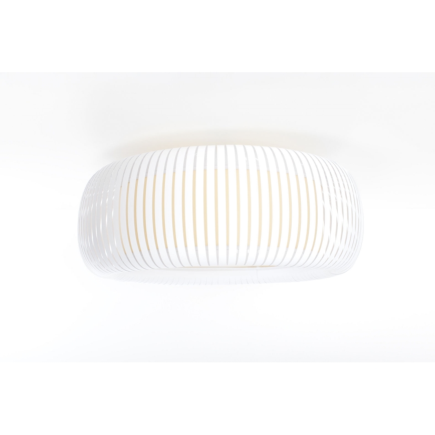 Ceiling light STRIPES 2x E27/40W/230V Ø 55 cm white/cream