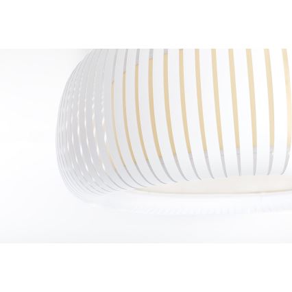 Ceiling light STRIPES 2x E27/40W/230V Ø 55 cm white/cream