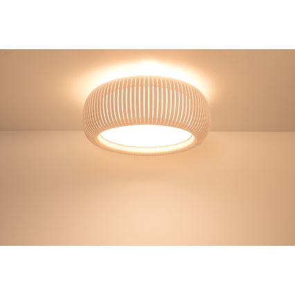 Ceiling light STRIPES 2xE27/40W/230V Ø 55 cm cream/white