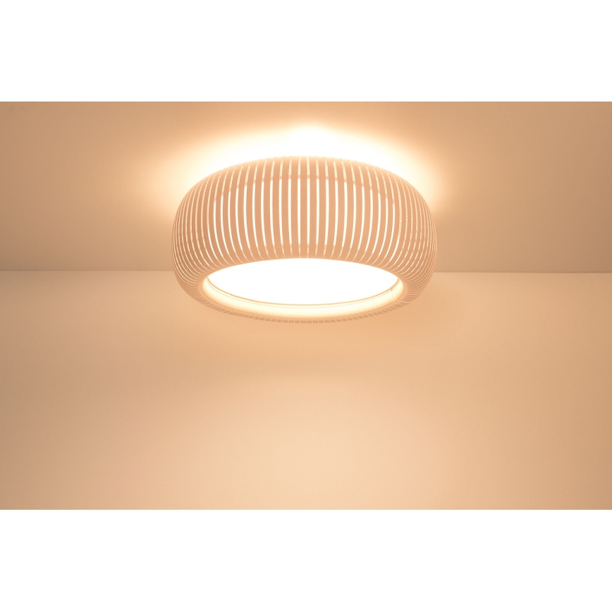 Ceiling light STRIPES 2xE27/40W/230V Ø 55 cm cream/white