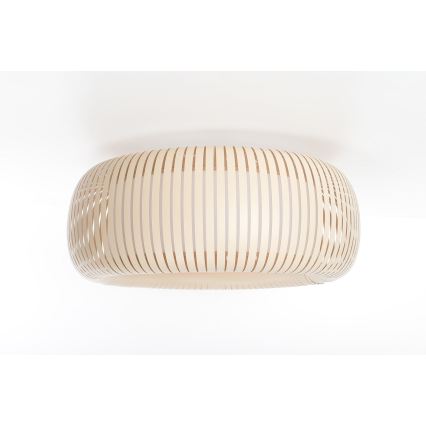 Ceiling light STRIPES 2xE27/40W/230V Ø 55 cm cream/white