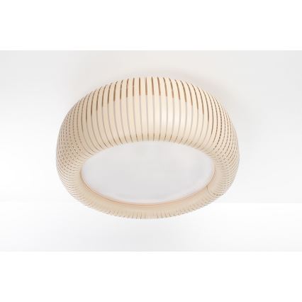 Ceiling light STRIPES 2xE27/40W/230V Ø 55 cm cream/white