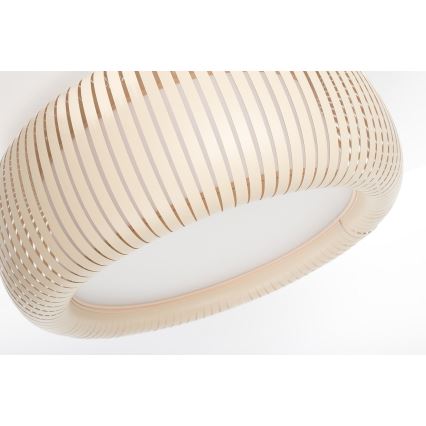 Ceiling light STRIPES 2xE27/40W/230V Ø 55 cm cream/white