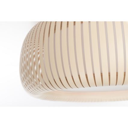 Ceiling light STRIPES 2xE27/40W/230V Ø 55 cm cream/white