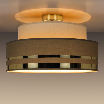 Ceiling light TAMI 1xE27/60W/230V beige/brown/gold