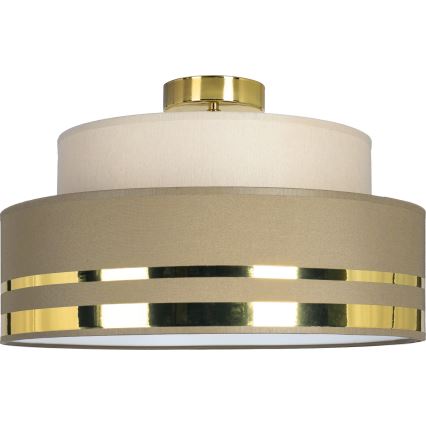 Ceiling light TAMI 1xE27/60W/230V beige/brown/gold