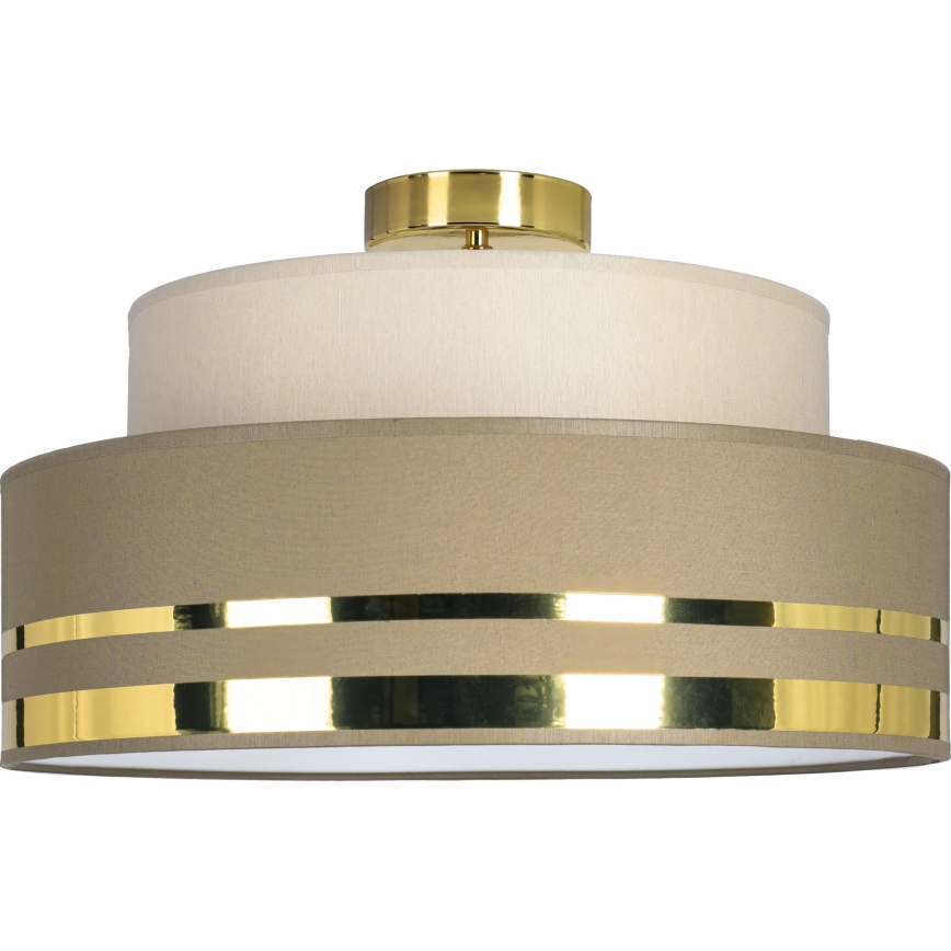 Ceiling light TAMI 1xE27/60W/230V beige/brown/gold