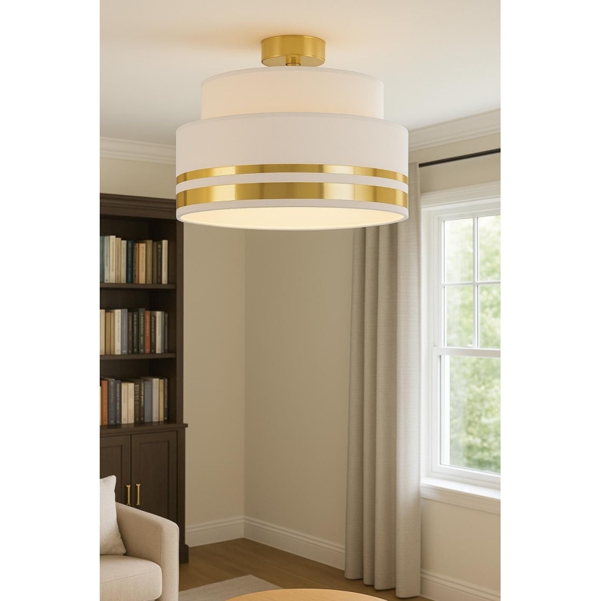 Ceiling light TAMI 1xE27/60W/230V beige/gold