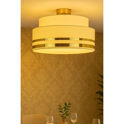 Ceiling light TAMI 1xE27/60W/230V beige/gold