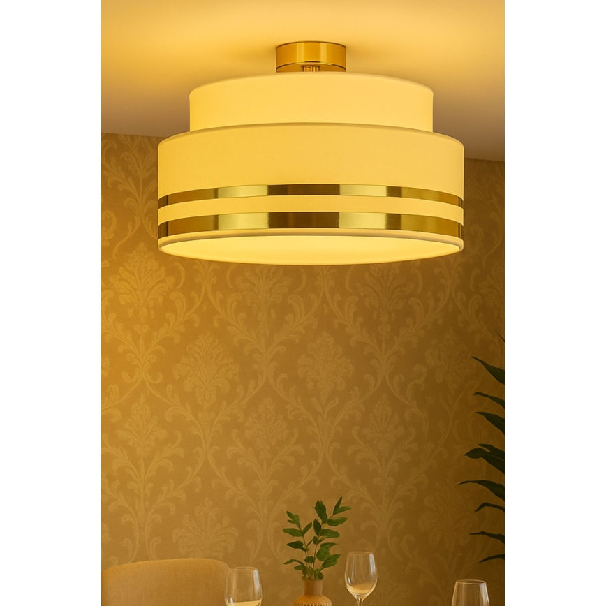Ceiling light TAMI 1xE27/60W/230V beige/gold