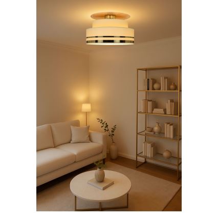 Ceiling light TAMI 1xE27/60W/230V beige/gold