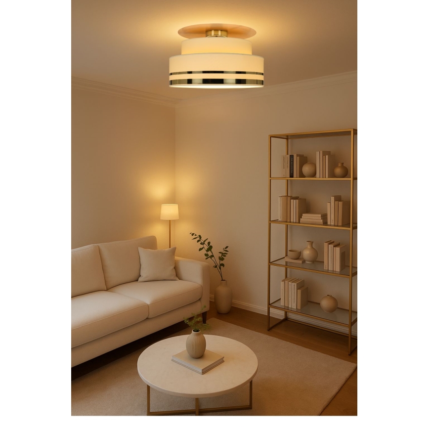 Ceiling light TAMI 1xE27/60W/230V beige/gold