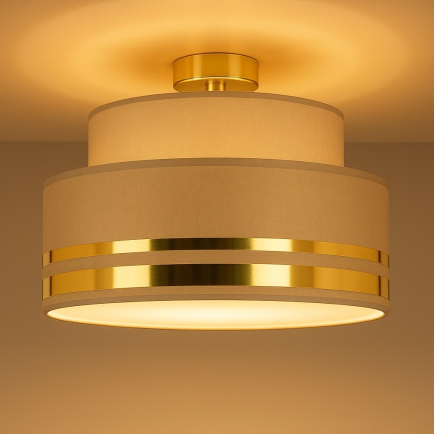 Ceiling light TAMI 1xE27/60W/230V brown/gold