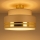 Ceiling light TAMI 1xE27/60W/230V brown/gold