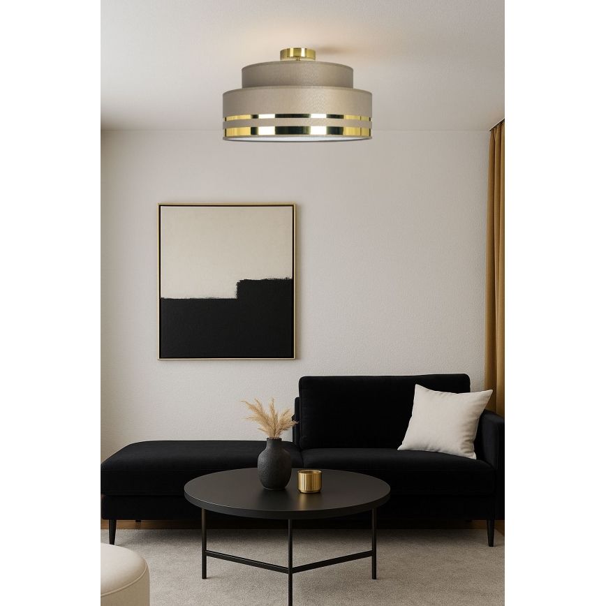 Ceiling light TAMI 1xE27/60W/230V brown/gold
