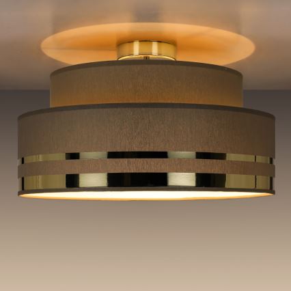 Ceiling light TAMI 1xE27/60W/230V brown/gold